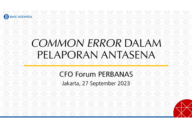 Common Error dalam Pelaporan Antasena