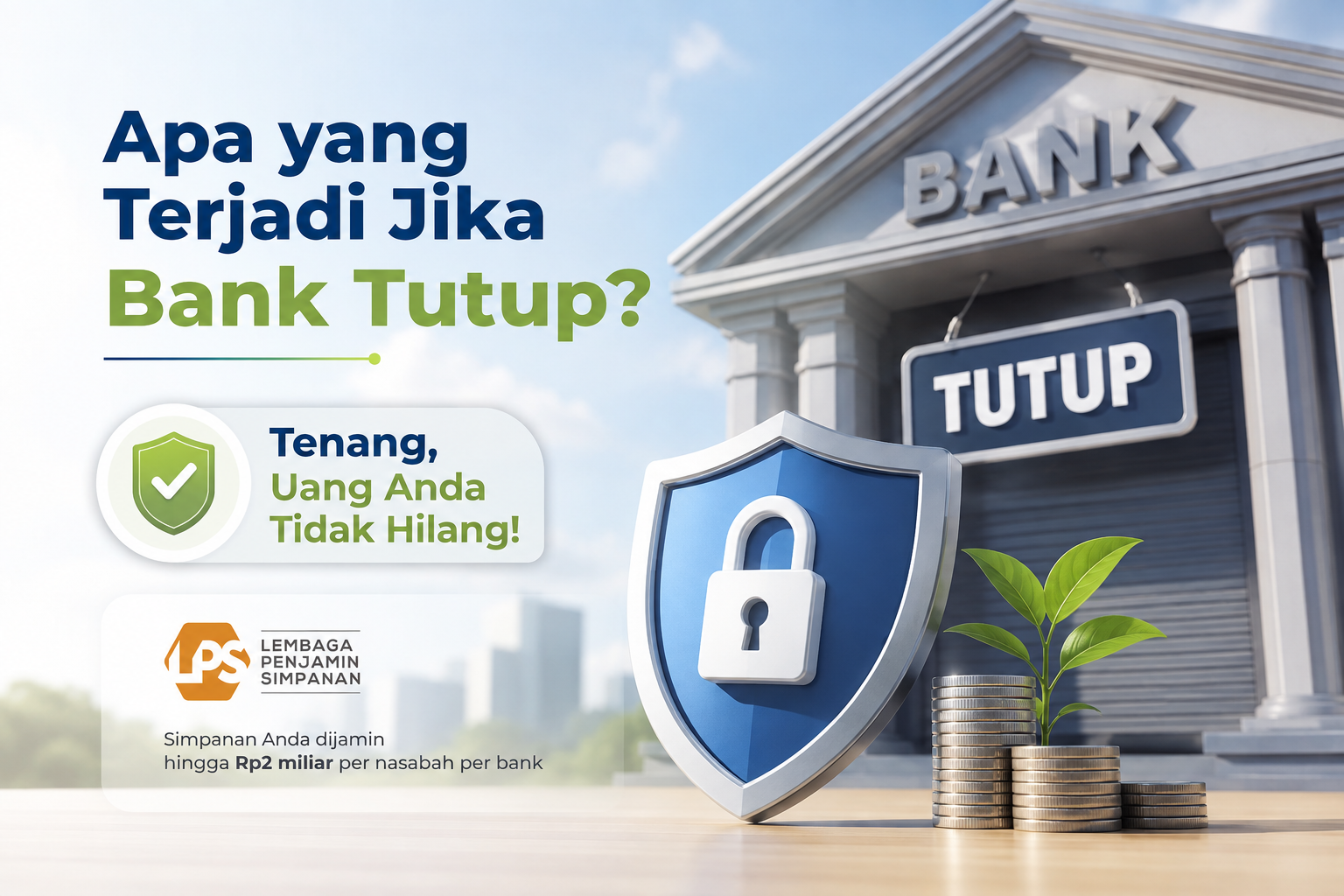 Apa yang Terjadi Jika Bank Tutup? Tenang, Uang Anda Tidak Hilang!